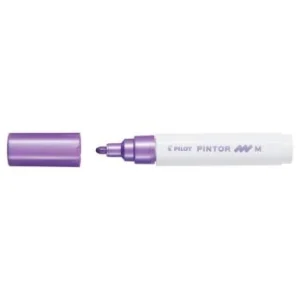 MARQUEUR PINTOR POINTE MOYENNE VIOLET METALLIQUE "PILOT" REF: SW-PT-M-MV