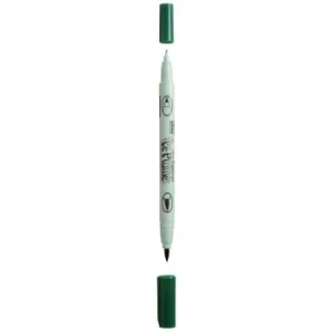 MARQUEURS BRUSH ET POINTE FINE LE PLUME VERT "UCHIDA" REF: 1950_03