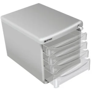MODULE DE CLASSEMENT DE 04 TIROIRS GRIS "TECHNO" REF: 3867