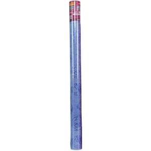 PAPIER ADHESIF PAILLETE FLEURS EN ROULEAU 45 x 200 cm BLEU "TECHNO" REF: 4979