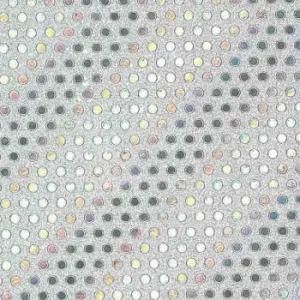 PAPIER CADEAU PAILLETE POINTS 50 x 70 cm PQT 20 ARGENTE "TECHNO" REF: 4972
