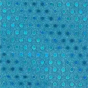 PAPIER CADEAU PAILLETE POINTS 50 x 70 cm PQT 20 BLEU VERT"TECHNO" REF: 4972