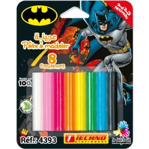 PATE A MODELER 08 COULEURS LICENCE BATMAN "TECHNO" REF: 4393