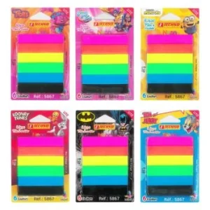 PATE A MODELER DE 6 COULEURS FLUORESCENTES "TECHNO" REF: 5867