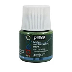 PEBEO DECO MAT CENDRE VERTE 45 ml "PEBEO" REF: 204068