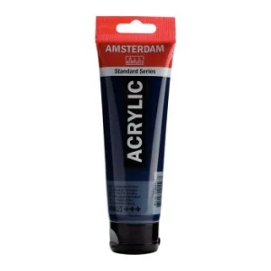 PEINTURE ACRYLIQUE 120 ML BLEU PRUSSE "AMSTERDAM" REF: 17095662