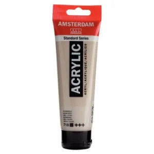 PEINTURE ACRYLIQUE 120ml GRIS CHAUD "AMSTERDAM" REF: 17097182