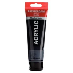 PEINTURE ACRYLIQUE 120ml NOIR BOUGIE "AMSTERDAM" REF: 17097022