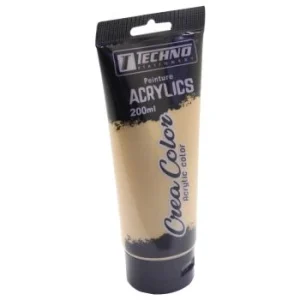 PEINTURE ACRYLIQUE 200 ML DOREE CREA COLOR "TECHNO" REF: 7354