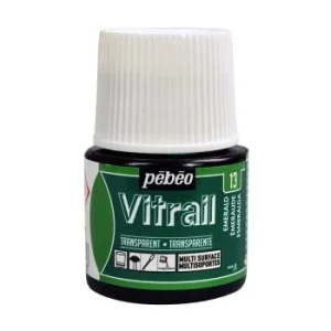 PEINTURE VITRAIL DE 45ml EMERAUDE "PEBEO" REF: 50013