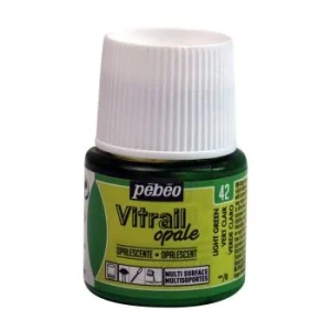 PEINTURE VITRAIL DE 45ml VERT CLAIR "PEBEO" REF: 50042