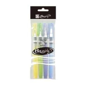 PINCEAUX WATERCOLOR SYSTEM POCHETTE DE 4 PIECES BRUSH2O "Kuretake" REF: WSBR/4V