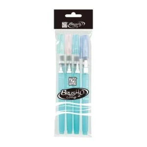 PINCEAUX WATERCOLOR SYSTEM POCHETTE DE 4 PIECES BRUSH2O LONG "Kuretake" REF: WSBR-L/4V