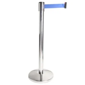 PIQUET ARGENTE A SANGLE RETRACTABLE BLEUE TECHNO REF: 8005