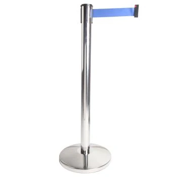 PIQUET ARGENTE A SANGLE RETRACTABLE BLEUE TECHNO REF: 8005