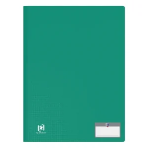 PROTEGE DOCUMENTS MEMPHIS CLASSIC A4 DE 40 POCHETTES POLYPROPILINE OPAQUE VERT "OXFORD" REF: 100206217
