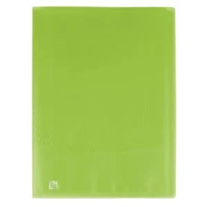 PROTEGE DOCUMENTS OSMOSE A4 80 POCHETTES POLYPROPILINE TRANSLUSIDE VERT "ELBA" REF: 400105190