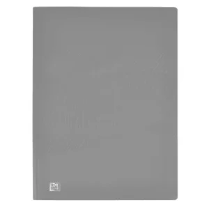 PROTEGE DOCUMENTS OSMOSE A4 DE 20 POCHETTES POLYPROPILINE OPAQUE GRIS CLAIR "OXFORD" REF: 400105169