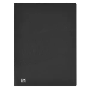 PROTEGE DOCUMENTS OSMOSE A4 DE 20 POCHETTES POLYPROPILINE OPAQUE NOIR "OXFORD" REF: 400105169