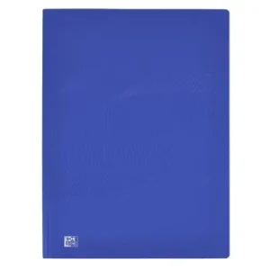 PROTEGE DOCUMENTS OSMOSE A4 DE 40 POCHETTES POLYPROPILINE OPAQUE BLEU "OXFORD" REF: 400105182