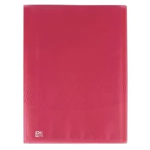 PROTEGE DOCUMENTS OSMOSE A4 DE 60 POCHETTES POLYPROPILINE TRANSLUSIDE ROSE "OXFORD" REF: 400105188
