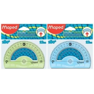 RAPPORTEUR 180°-12 cm FLEX SOUS BLISTER "MAPED" REF: 244180