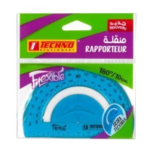 RAPPORTEUR ECOLIER FLEXIBLE BLEU "TECHNO" REF: 4535