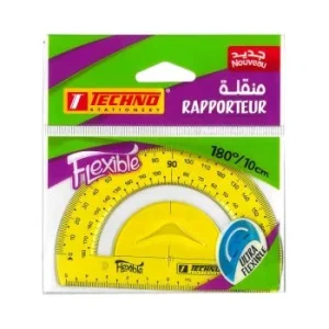 RAPPORTEUR ECOLIER FLEXIBLE JAUNE "TECHNO" REF: 4535