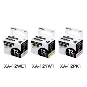 RECHARGE ETIQUETEUSE ROSE LABEMO 12mm "CASIO" REF: XA-12PK1