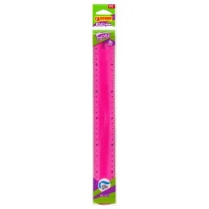 REGLE 30 CM FLEXIBLE ROSE "TECHNO" REF: 4532