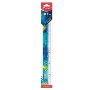 REGLE DECOREE COSMIC TEENS 30CM SACHET BLEU "MAPED" REF: 245010