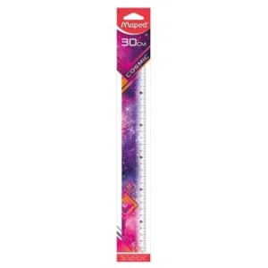 REGLE DECOREE COSMIC TEENS 30CM SACHET ROSE "MAPED" REF: 245010
