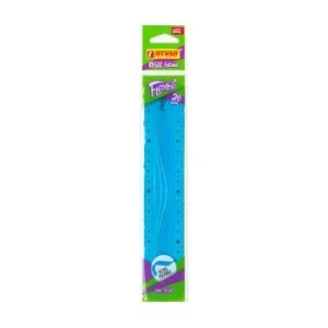REGLE FLEXIBLE 20 CM BLEU "TECHNO" REF: 4530