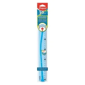 REGLE SOUPLE 30cm FLEX SOUS BLISTER BLEU "MAPED" REF: 244030