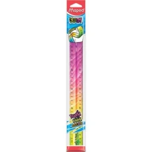 REGLE TWISTNFLEX DECOR 30cm EN SACHET "MAPED" REF: 279315