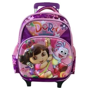 SAC A DOS 14" A ROULETTES DORA "TECHNO" REF: 4983