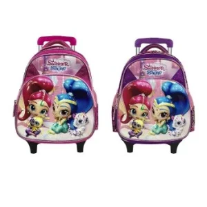SAC A DOS A ROULETTES 14" S/LICENCE SHIMMER " SHINE "TECHNO" REF: 4873