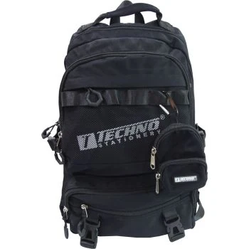 SAC A DOS NOIR "TECHNO" REF: 7052