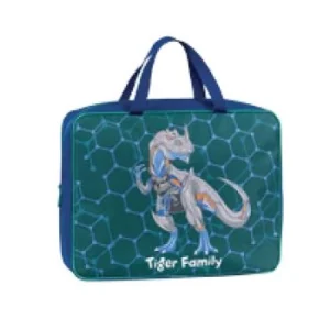 SACOCHE A MAIN KIDS METAL DINO "TIGER FAMILY" REF:SCM211-F