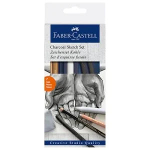 SET D'ESQUISSE AU FUSAIN "FABER CASTELL" REF: 114002