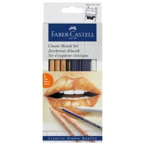 SET D'ESQUISSE CLASSIQUE "FABER CASTELL" REF: 114004