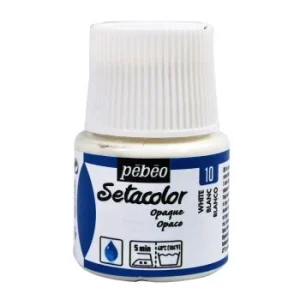 SETACOLOR OPAQUE 45ml BLANC TITANE "PEBEO" REF: 295010
