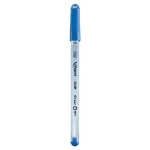 STYLO A BILLE ICE BLEU CORPS TRANSPARENT "MAPED" REF: 224430