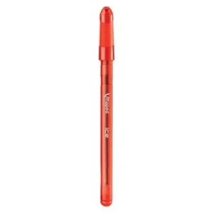STYLO A BILLE ICE ROUGE CORPS TRANSLUCIDE "MAPED" REF: 224432