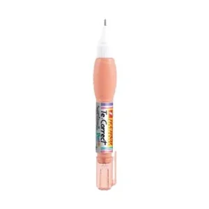 STYLO CORRECTEUR TÊTE EN METAL 07 ml CORPS ORANGE PASTEL "TECHNO" REF: 4650