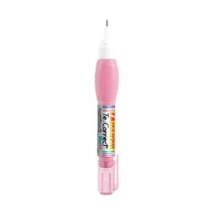 STYLO CORRECTEUR TÊTE EN METAL 07 ml CORPS ROSE PASTEL "TECHNO" REF: 4650