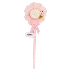 STYLO FANTAISIE CHAPEAU CORPS ROSE "TECHNO" REF: 5358
