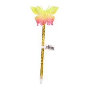 STYLO FANTAISIE PAPILLON CORPS DORE "TECHNO" REF: 5357