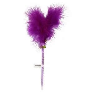 STYLO FANTAISIE PLUME CORPS VIOLET "TECHNO" REF: 5360