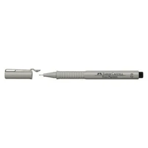 STYLO FEUTRE ECCO PIGMENT 0.2mm NOIR "FABER CASTELL" REF: 166299